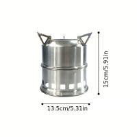 Estufa De Acero Inoxidable Portátil Para Exteriores Miniatura Ligera Para Barbacoas Y Picnics Herramientas De Cocina Al Aire Libre - details 2