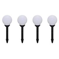 vidaXL Lámparas de jardín para camino 8 uds con pica de tierra 15 cm - details 1