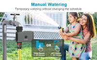 Timbre De Riego Automático Insoma Wifi Control Remoto Para Jardín Sistema De Irrigación Inteligente Compatible Con Alexa Unidad De Control De Mangueira Material Plástico - details 3