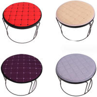 Cojín Redondo Para Silla De Casa Cocina Oficina Almohadilla De Asiento Diametro 30cm Antideslizante Moderno Y Removible Para Adultos - details 4