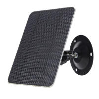 Panel Solar Monocrystallino 3W 5V Cargador De Energía Portátil Montaje En Pared IPX6 Para Cámara De Seguridad Exterior Inalámbrica - details 1