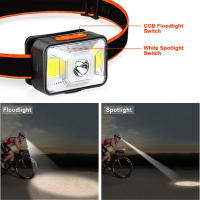 Linterna Frontal Recargable Mini USB Para Camping Y Pesca Luz Roja De Advertencia Exterior Luz De Iluminación Exterior - details 1