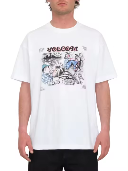 Camiseta Volcom Street Keutchi - White - 1