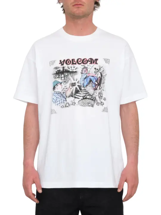 Camiseta Volcom Street Keutchi - White - 1