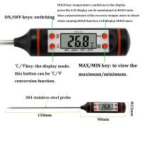 Termómetro Digital Para Cocina Y BBQ Medidor De Temperatura Electrónico TP101 Display LCD Probing Probe Para Aceite Y Líquidos Herramienta De Hornear - details 5