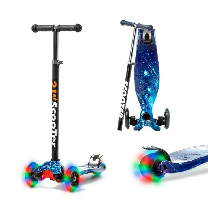 Ataa Cars ATAA Patinete de 3 Ruedas ATAA Flash para Niños con Luces LED y Manillar Regulable - 1