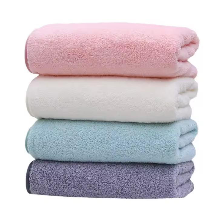 CALIYI 3PCS Toallas De Cara De Veludo Coral 60cmx30cm Absorbentes Y Suaves Para Baño Maquillaje Y Cuidado Facial Herramientas De Toalla - 1