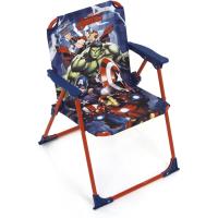 Arditex - Silla plegable infantil con dibujo LOS VENGADORES y reposabrazos con medidas de 32x38x53cm apto para uso de exteriores o playa - details 0