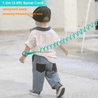 Arnés para caminar con riendas para Bebe, 2 UDS., muñequera de Seguridad antipérdida con cerradura + Conexión de Correas elásticasde 1,5 m para niños Pequeños, Niños - details 1