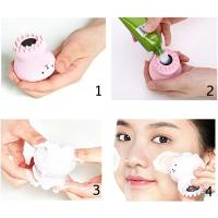 Set De 2 Pinceles De Silicone En Forma De Calamar Para Maquillaje Y Cuidado De La Piel Kit De Esponjas Para Cosméticos Herramientas De Belleza - details 4