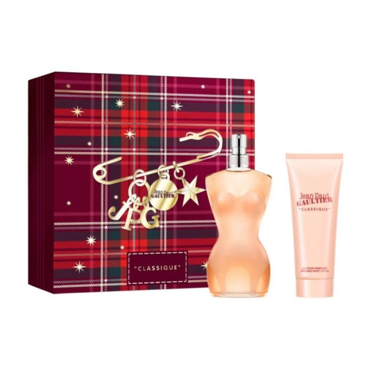 Jean Paul Gaultier - Classique Set Regalo Mujer Eau de Toilette 100 Ml. + Loción Corporal 75 Ml. | Estuche regalo… — oferta en Miravia