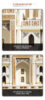 Mini Bricks De Ciudad Taj Mahal Famoso Edificio Micro Modelo De India Bloques Creativos Para Niños Y Adultos Regalo Ideal - details 11