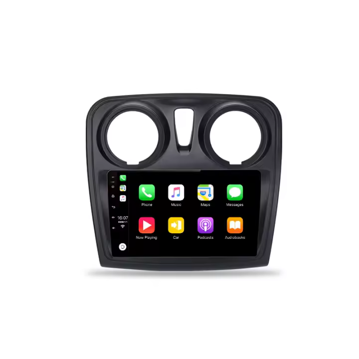 AWESAFE PX9 inalámbrico CarPlay Android Auto Radio para Renault Logan 2 2012 - 2019 Sandero 2 2014 2015 2016 2017 2018 2019 coche reproductor multimedia GPS 2 din autoradio volante controles RDS Bluetooth - 1