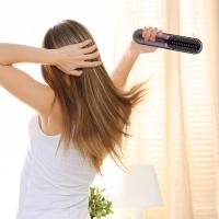 【🏰Corpus Christi】Cepillo Alisador Inalámbrico con Tecnología Iónica - Peine Alisador de Cerámica, Recargable, 3 en 1 (Alisar, Desenredar, Brillo), 30 Segundos Calentamiento, Ideal para Viajes y Cabello Fino - details 9