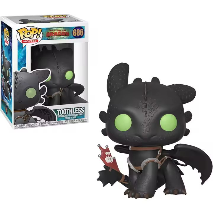Funko POP! Vinilo: Cómo Entrenar a tu Dragón 3: Toothless - Figura coleccionable - 1