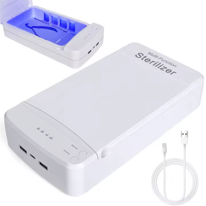 Caja De Desinfección Para Uñas UV Con Aromaterapia Y Función LED Multiusos Para Herramientas De Manicura Material Plástico Certificación Ce Origen China - 1