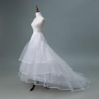 Petticoat Crinolina Vintage Slip Hoop Skirt Underskirt Para Traje De Boda Vestido Many Estilos De Poliéster Técnica Crocheted - details 30