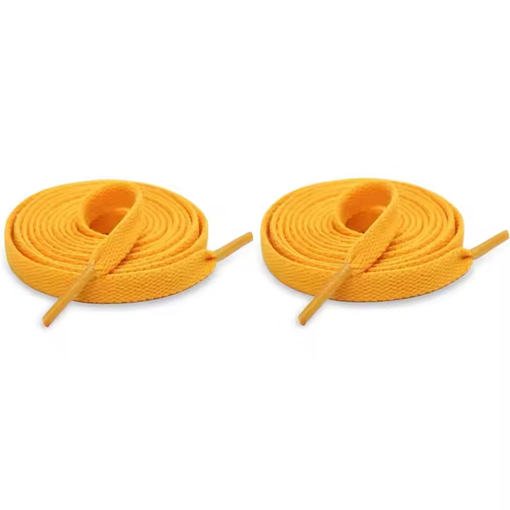 2 pares de cordones, cordones elásticos, cordones planos [8 mm de ancho] adecuados para zapatos de trabajo, zapatos deportivos, zapatos de exterior - 1