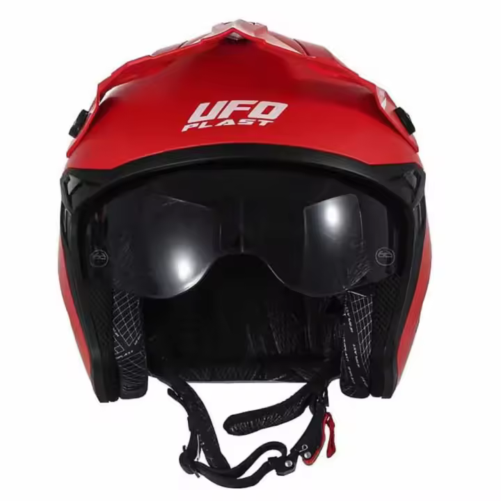 Ufo Casco Jet Sheratan Rojo Adulto - 1