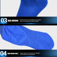 Calcetines De Fútbol Para Niños Y Adultos Alargados Hasta La Rodilla En Algodón Y Spandex Deportivos Para Béisbol Y Outdoor - details 8