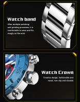 Reloj De Pulsera De Lujo Para Hombre LIGE Diseño De Acero Inoxidable Gran Reloj De Cuarzo Resistente Al Agua Con Calendario Automático Y Manecillas Luminosas - details 12