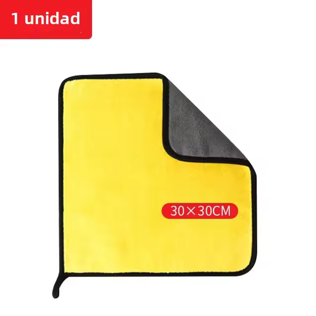 Toalla De Secado De Coche Super Absorbente De Microfibra Extra Grande Para Limpieza Y Detallado De Vehículos - 1