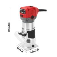 Fresadora Rebajadora de Aluminio Profesional 710W 33,000 RPM - Máquina de Ranurar y Biselar para Carpintería Metálica, Bricolaje y Trabajos de Precisión con Base Estabilizadora - details 2
