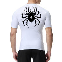 Camiseta De Compresión Con Estampado De Araña Para Hombres Camiseta Deportiva Rápida Secado Tops Para Gimnasio Running Camiseta Básica Guardia Contra Arrugas - details 10