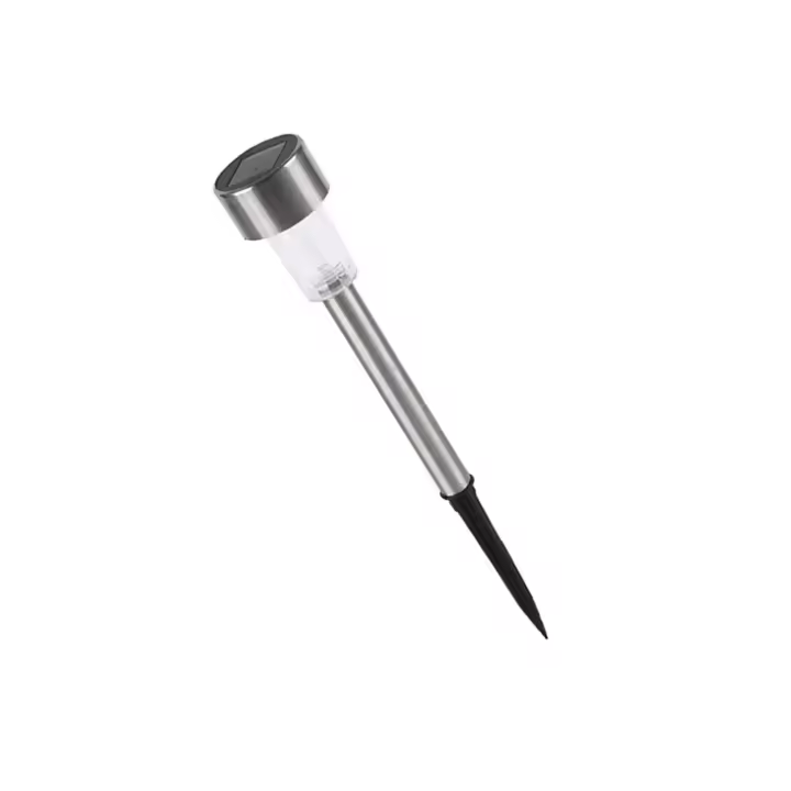 Aigostar Luz Llama 2700K Solar LED Acero Inoxidable Ambiental Para Césped - 1