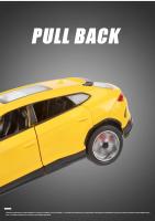 Lamborghini URUS a Escala 1:24 Modelo De Coche De Aleación Juguete De Metal Con Sonido Y Luz Coleccionable Para Niños - details 5