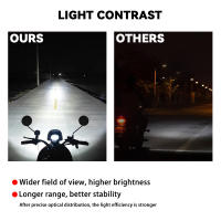 Luz Frontal De Bicicleta Eléctrica 2pc 12V-80V LED Super Brillante Para Moto Y Triciclo Accesorios De Bicicleta 8/12/16 LEDs - details 3