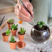 100 Pcs Pequeñas Macetas De Arcilla Terracota 1.3 Pulgadas Con Agujeros Para Drenaje Para Semilleros Y Plantas En Interior Y Exterior - details 0