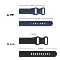 Correa De Silicona Para Samsung Galaxy Watch Active 2 3 4 5 pro 45mm 40mm 44mm S3 2 Compatible Con Galaxy Watch 7 FE 6 Anillo Universal Para Hombres Y Mujeres - details 3