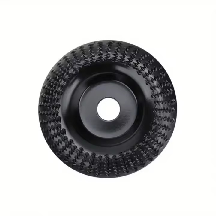 1pc Disco De Grabado En Madera Para Amoladora Angular De 4 Pulgadas Herramienta Rotatoria Abrazadera Para Trabajos De Carpintería Y Modelado - 1