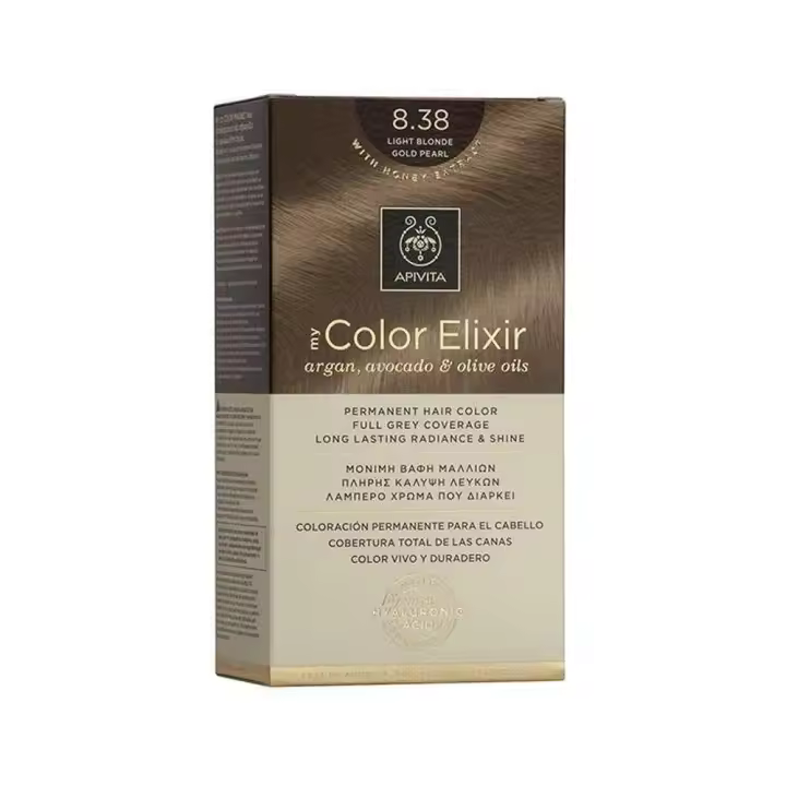 Apivita Tinte 8.38 Light Blonde Gold Pearl - 1