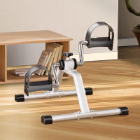 Bicicleta De Ejercicio Interior Home Trainer Para Deportes En Casa Pedales Ajustables Resistencia Ajustable Plegable Material De Acero - details 4