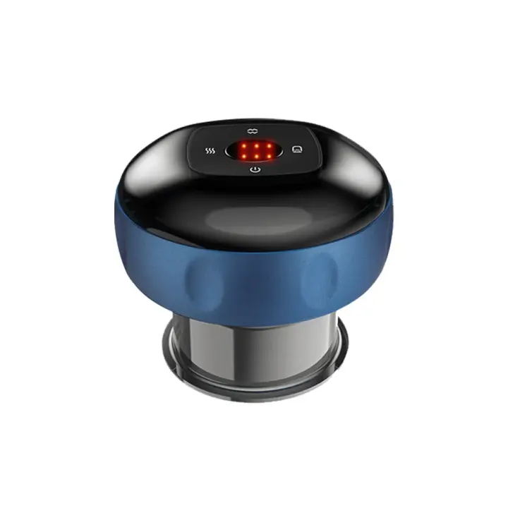 Masaje eléctrico de Therapy de ventoss, 12 velocicidades, calientamiento, respiración,masaje recargable, Cuerpo, Guasha,Baguan - 1