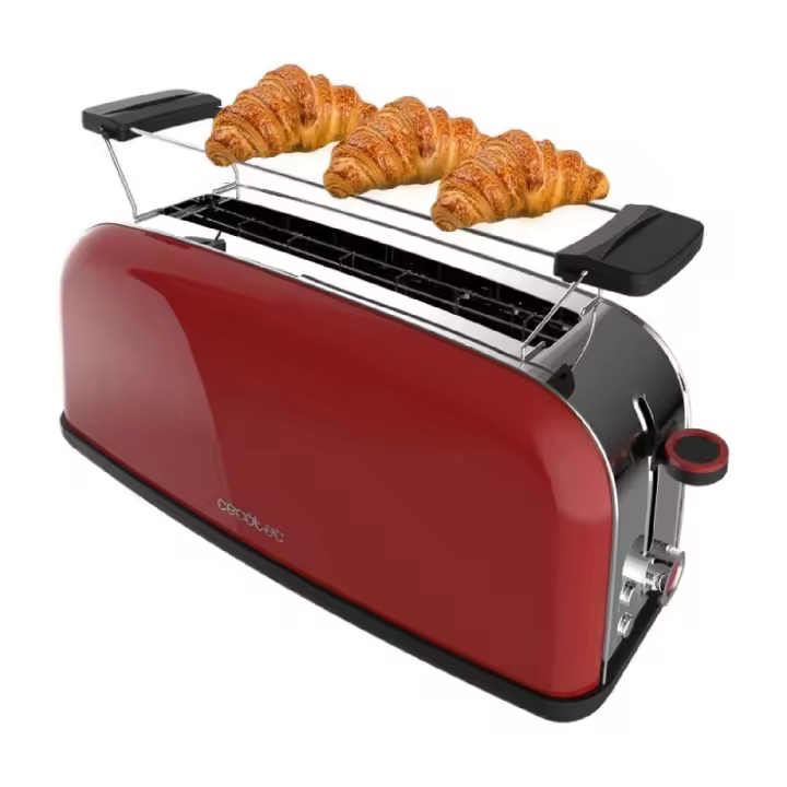 Cecotec Tostador vertical Toastin' time 850 Red Long - 1