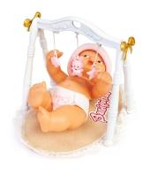 Barriguitas Recien Nacido muñeca con cuna, bañera y gimnasio con sus complementos - Famosa 700017017 - details 3