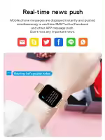 Reloj Inteligente para Mujer con Función de Ritmo Cardíaco y Presión Arterial Resistente al Agua IP68 para Android e iOS Regalo Perfecto - details 4