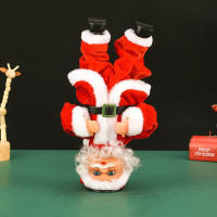 Juguete De Santa Claus Bailando Encantador Con Música Regalo Divertido Para Niños Decoración De Casa Figura Animada Eléctrica Para El Hogar - details 2