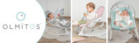 Olmitos- Hamaca multifunción para bebés - Hamaquita 2 en 1 con balancín Mecedora de 0 a 18 kg - vibración y Sonido - Incluye Arco de Juguetes… - details 0