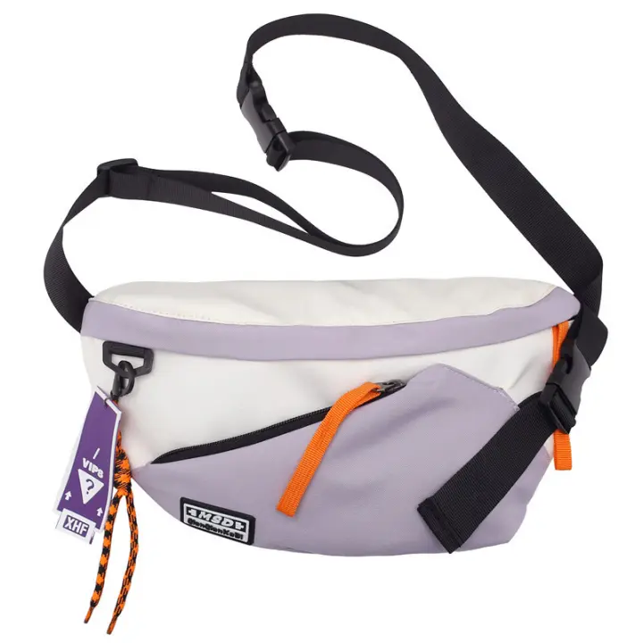 Bolsa De Pecho Para Mujer Fanny Pack Estilo Callejero Multifuncional Unisex Nylon Bolsa De Cintura Con Bolsillo Para Teléfono - 1
