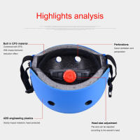 Casco De Escalada Ajustable Para Niños Protección Contra Impactos Respirable Portátil Equipo De Seguridad Para Patinaje - details 17