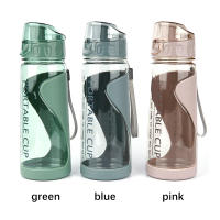 Botella Deportiva De Viaje 500ml Plástica Transparente Y Sellada Para Gimnasio Y Exteriores Botella De Bebida Portátil - details 2