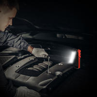 Lámpara De Trabajo LED COB Recargable USB Con Gancho Magnético Y Batería 18650 Torch Inspección Luz De Mano Impermeable 1200 Lumen - details 7