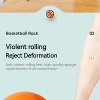 Baloncesto De Esponja Silencioso Para Niños Bola De Bounce Muda Bola Squeezable Baloncesto Silencioso Para Interior - details 5