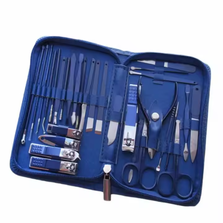 Nuevo Kit De Manicura Y Pedicura 30 PCs Cortauñas De Acero Inoxidable Conjunto De Herramientas Para Corte De Uñas Y Tobillos - 1