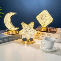 Lámpara De Noche LED 3D De Luna Con Toque Y Dimming Para Dormitorio Decoración De Habitación Para Niñas Luz Ambiente USB De Escritorio - details 0