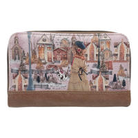 Cartera mediana Sweet Candy con solapa de la Colección Viajes C-062-01 15.5x9.5x4cm. - details 5
